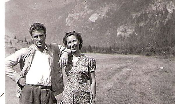 Grandpa Storace with his grandmother Anna Maria Monti