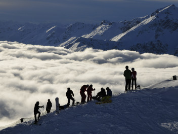 Sciare nel comprensorio del Monterosa Ski (foto Visitmonterosa)